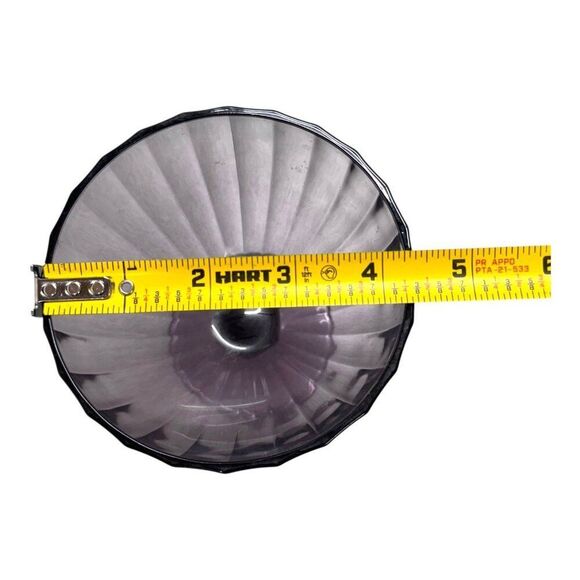 5 Cristal D'Arques Quadro amethyst Ice Cream Dishes Cups 13.25oz Luminarc Durand - Picture 5 of 5